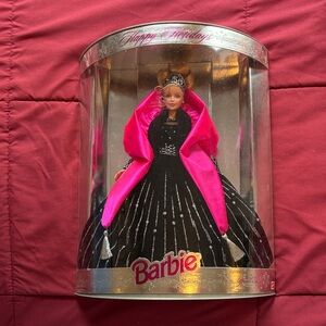 Barbie Happy Holidays Doll - Pink and Black